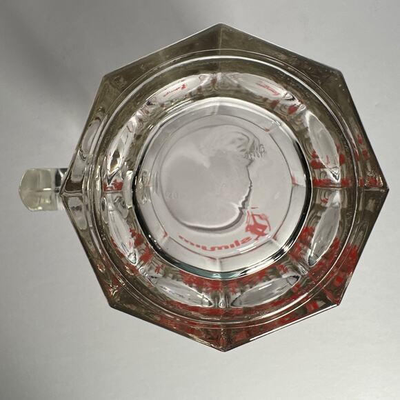 Slim Jim Glass 1 Liter Weighted Beer Mug Tall Thick Glass With Handle 8”H x 4”W - Picture 7 of 7